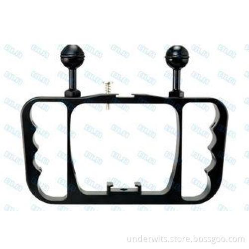 Black Aluminum 100M Underwater Camera Mount For GoPro Sport